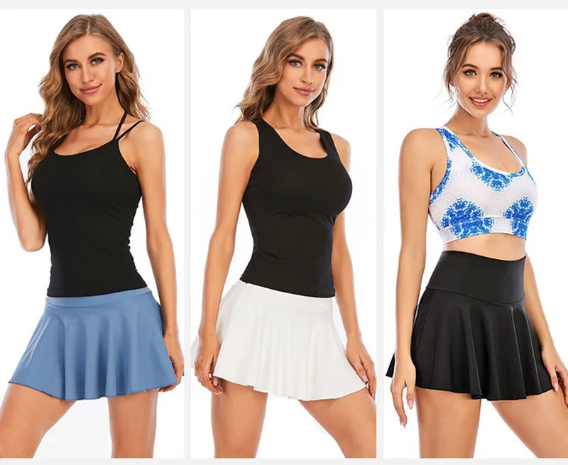 Tennis Skirts Women Golf Fitness Running Short Sport