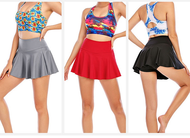 Tennis Skirts Women Golf Fitness Running Short Sport