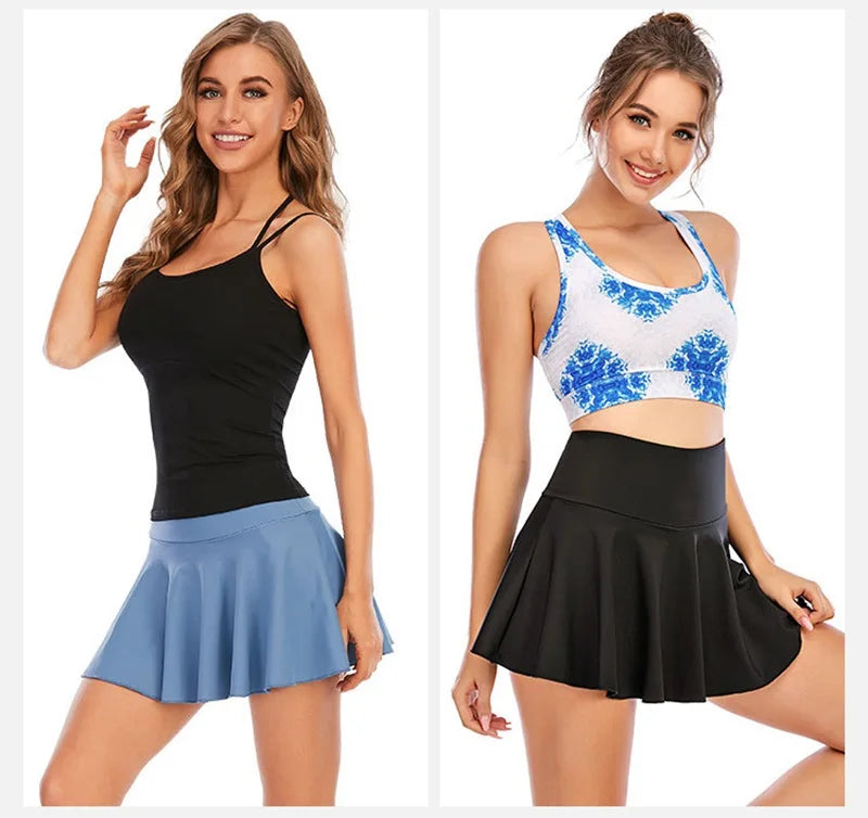 Tennis Skirts Women Golf Fitness Running Short Sport