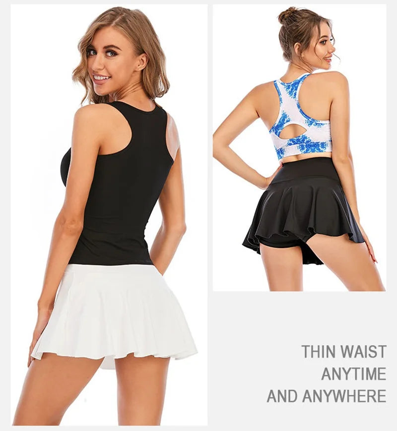 Tennis Skirts Women Golf Fitness Running Short Sport