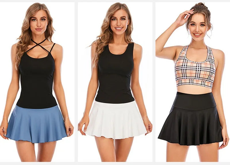 Tennis Skirts Women Golf Fitness Running Short Sport