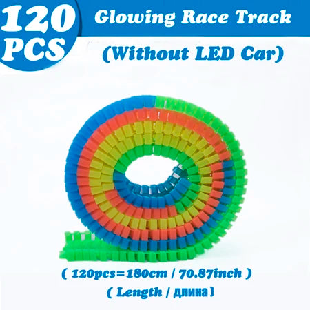 Magical Glowing Race Track Boys Girls Gift