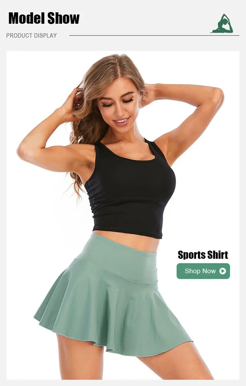 Tennis Skirts Women Golf Fitness Running Short Sport