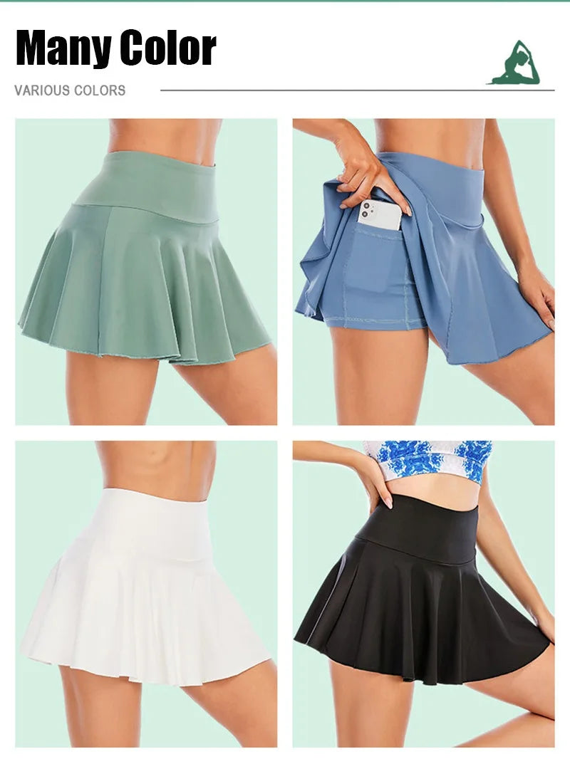 Tennis Skirts Women Golf Fitness Running Short Sport