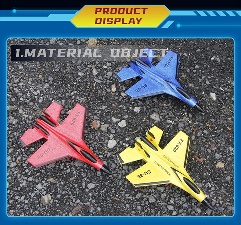 Remote Control Fighter Plane Glider Airplane Boys Toys