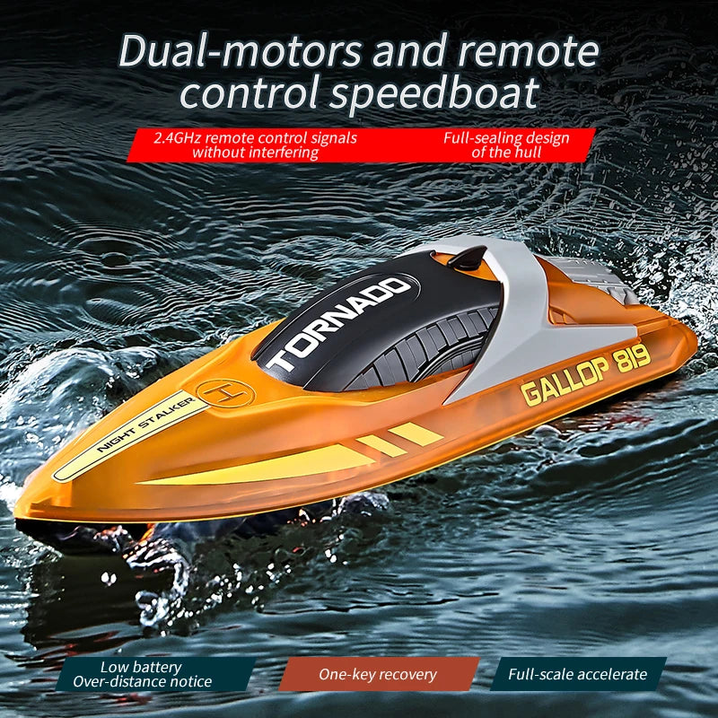 Water 2 Hours Endurance Speedboat Kids Toys Gifts