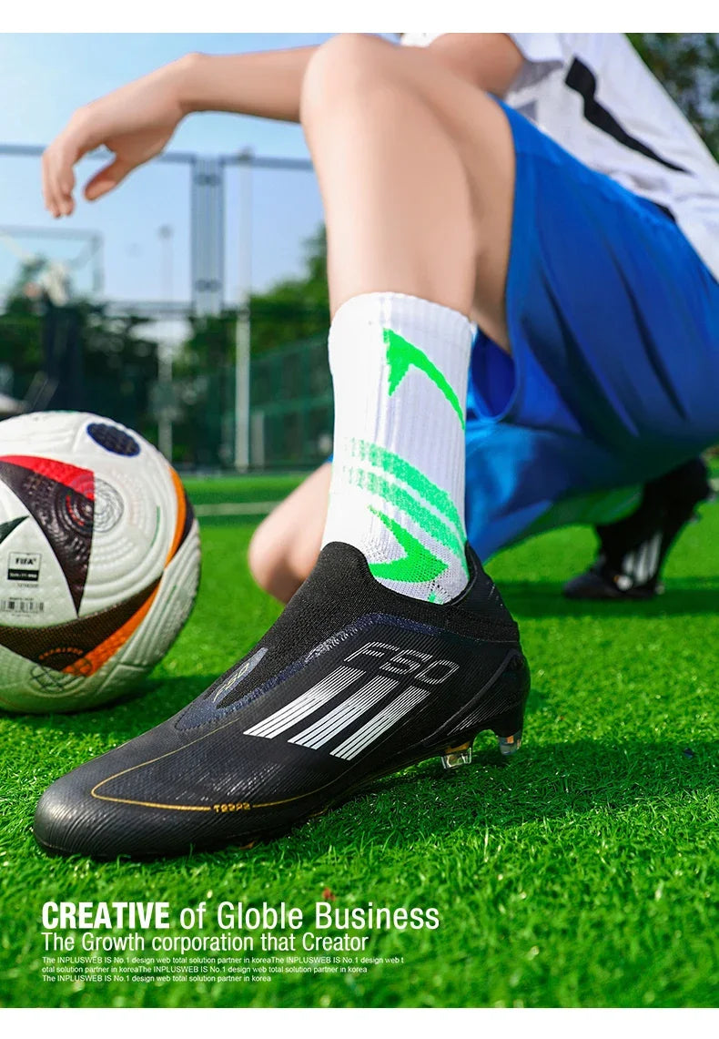 Men Football Boots TF/FG Society Original Indoor Low Cut Professional Soccer Shoes Unisex Football Shoes Ultralight Sport Wear