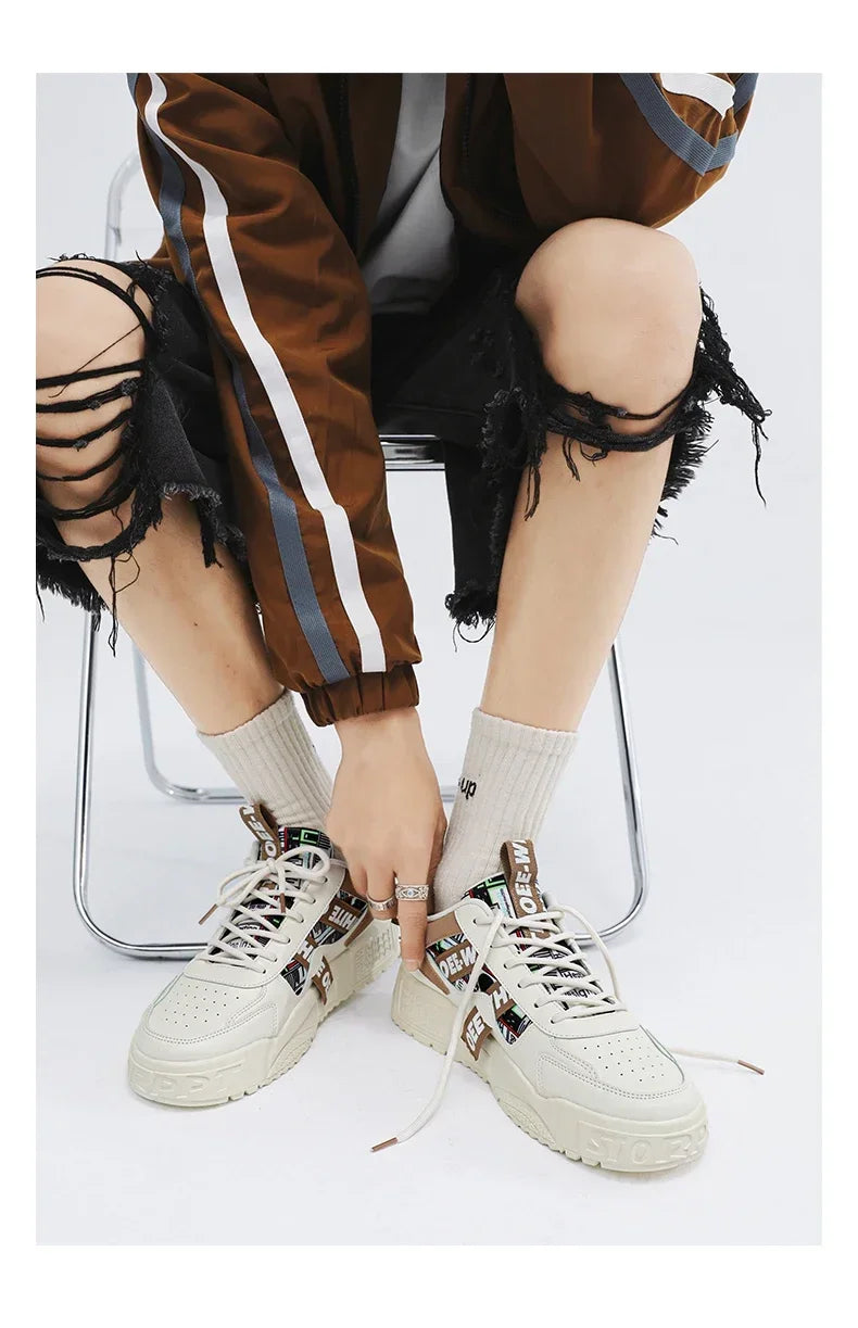 Men Outdoor Running Hiking Tennis Platform Designer