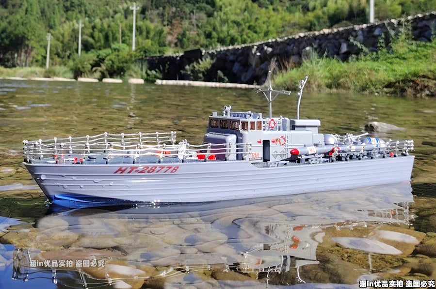 Electric Speedboat Military Toy Model Torpedo Ship