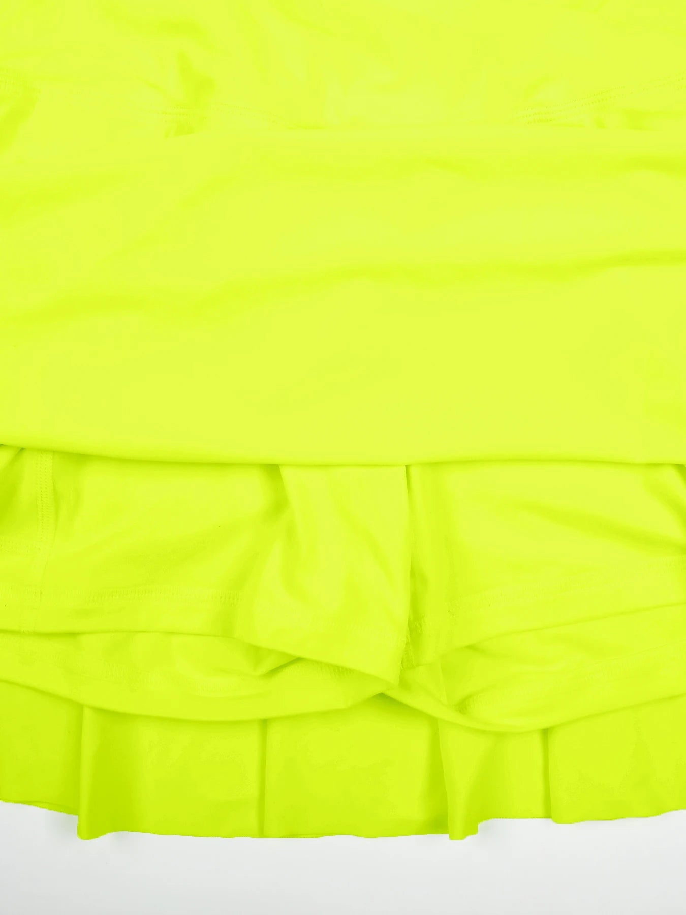 CHRLEISURE Womens Tennis Skirt with Pockets Crossover High Waisted Athletic Golf Skorts Running Workout Skirts 2 in 1