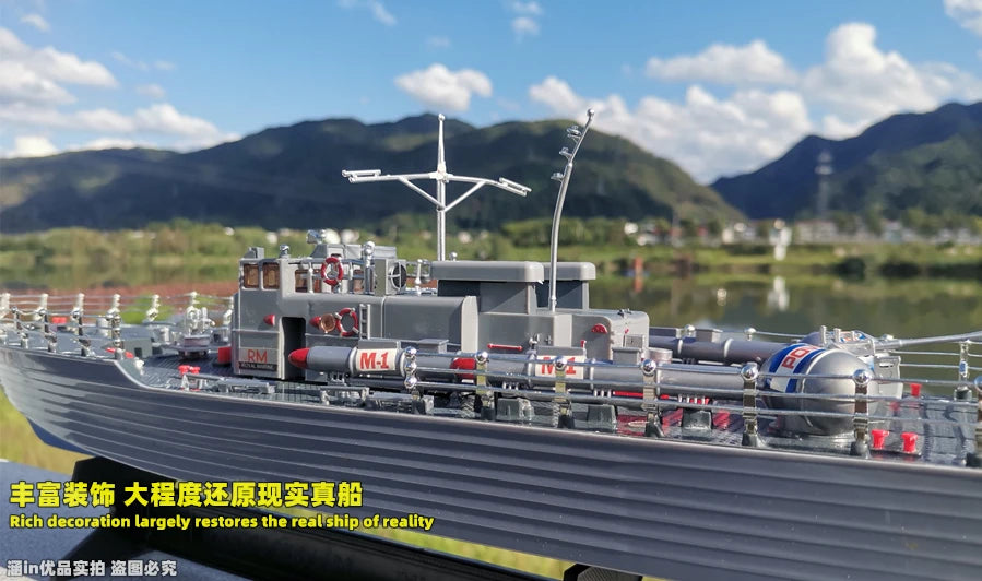 Electric Speedboat Military Toy Model Torpedo Ship