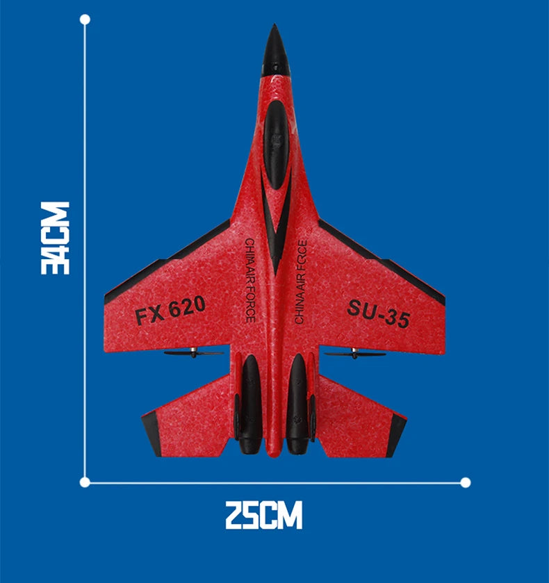 Remote Control Fighter Plane Glider Airplane Boys Toys