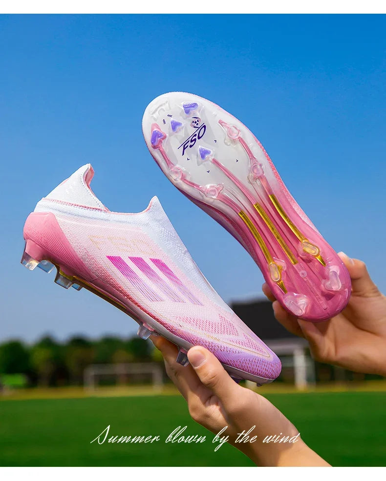 Men Football Boots TF/FG Society Original Indoor Low Cut Professional Soccer Shoes Unisex Football Shoes Ultralight Sport Wear