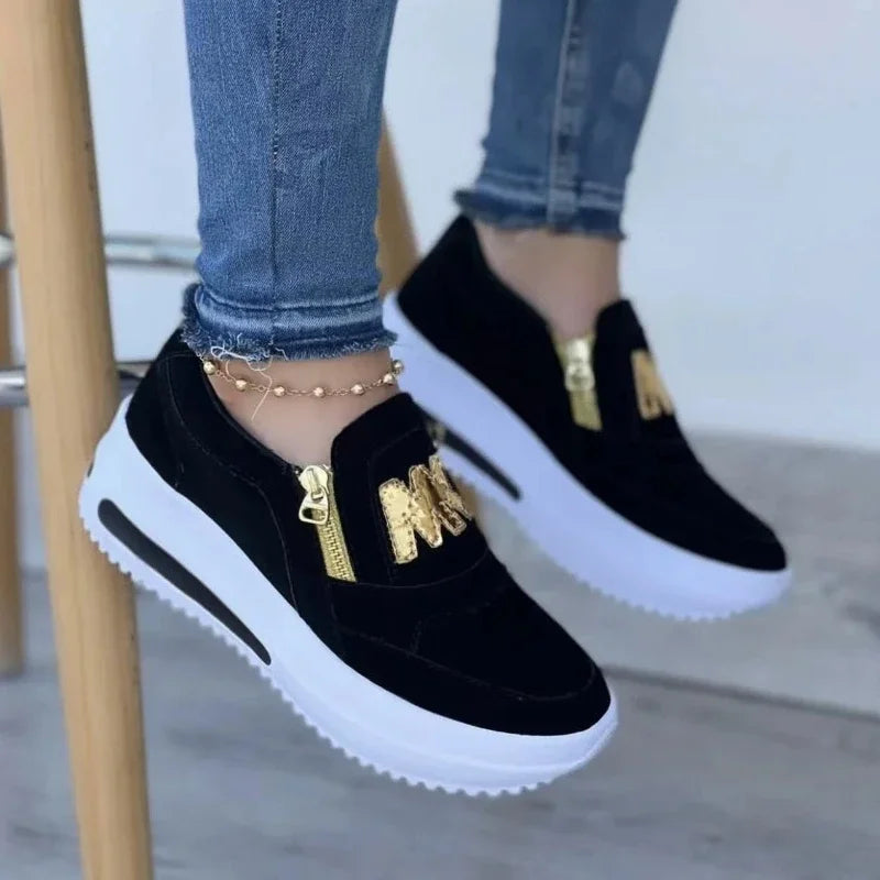 Women Platform Casual Slip Tennis Sneaker woman
