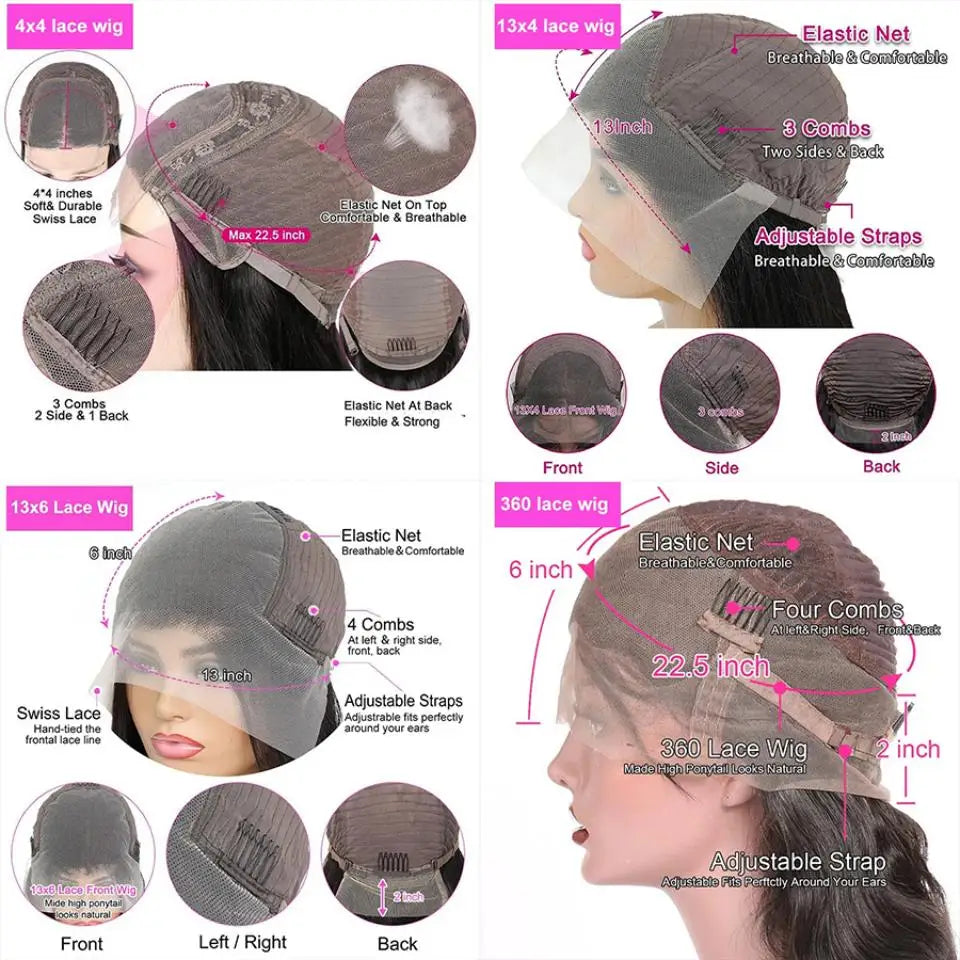 Human Hair Wigs Women Baby Hair