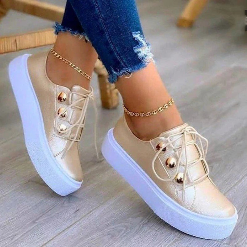 PLatform Shoes Plus Size Flats Women Slip On Tennis Shoes