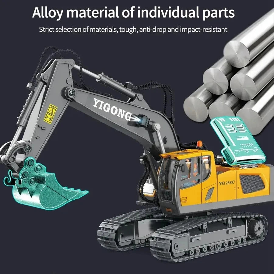 Remote Control Excavator childdren Kids Gifts