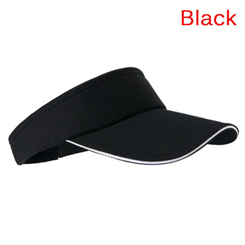 Universal Solid Color Sun Visor Golf Tennis