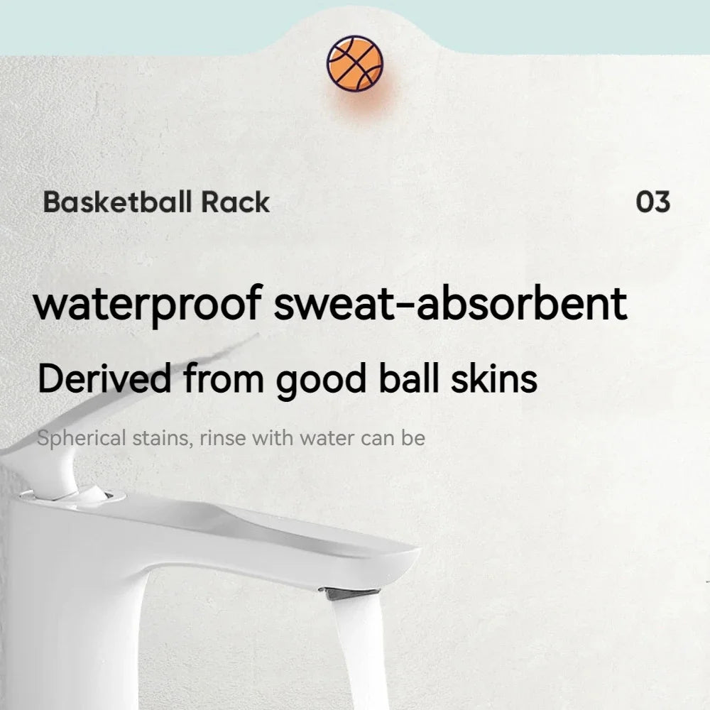 Silent Ball Bounce Squeezable Mute Bouncing Basketball