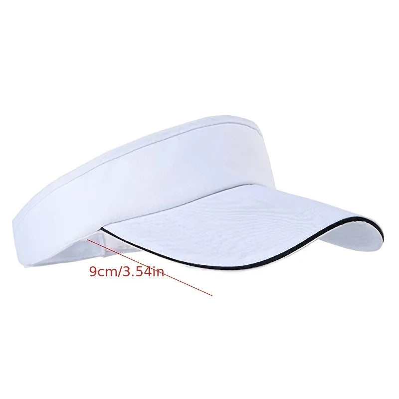 Universal Solid Color Sun Visor Golf Tennis