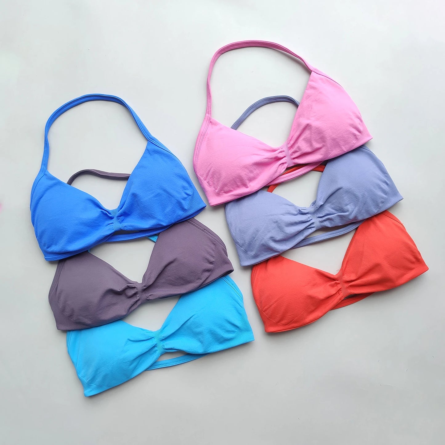 Women Workout Clothing Top Halter Sport Bras