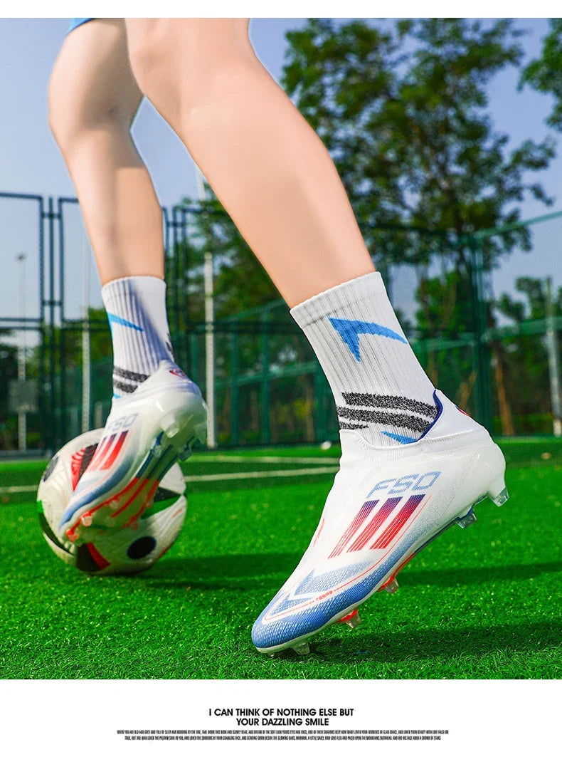 Men Football Boots TF/FG Society Original Indoor Low Cut Professional Soccer Shoes Unisex Football Shoes Ultralight Sport Wear