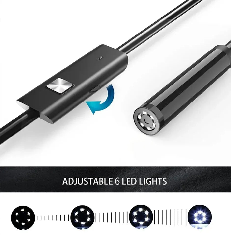 Android Flexible Inspection Borescope Cameras for Phone PC