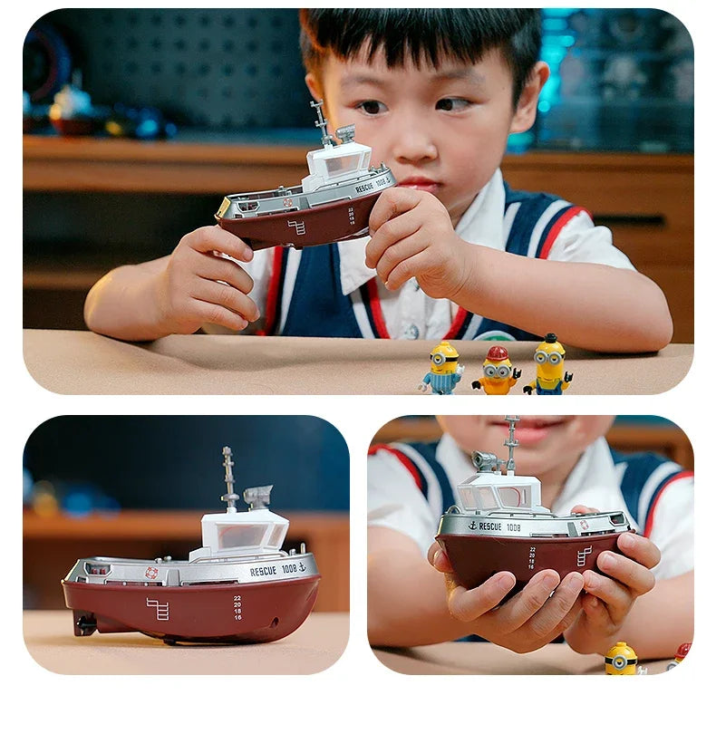 Remote Control Ship Electric Watercraft Model kid Gift