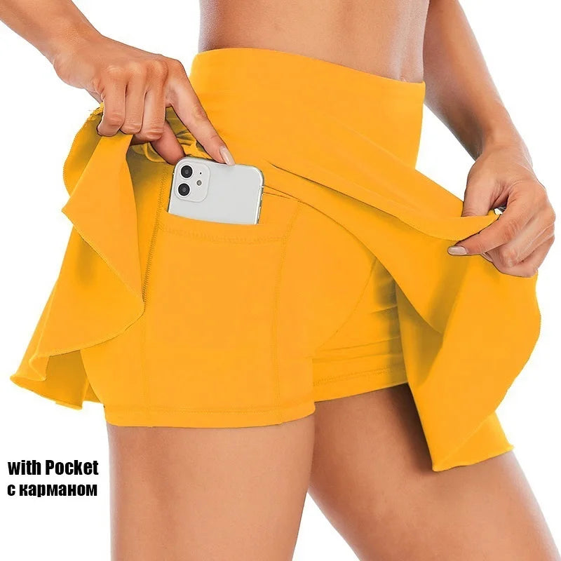 Tennis Skirts Women Golf Fitness Running Short Sport