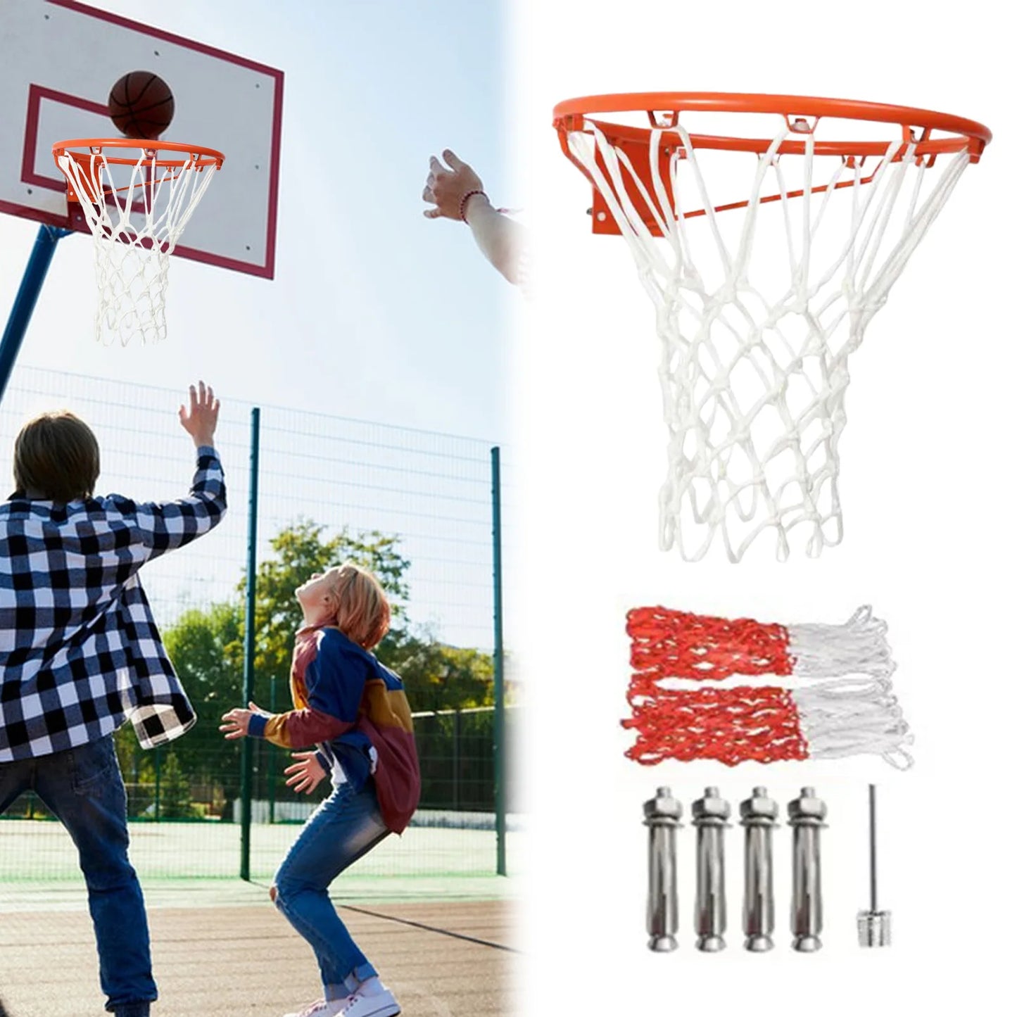 Hanging Basketball Wall Sports Netting Indoor Outdooor
