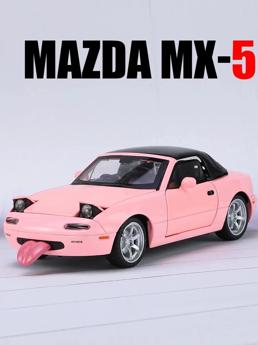 Mazda Miata Diecast Miniature Collection Children's Toy Gift