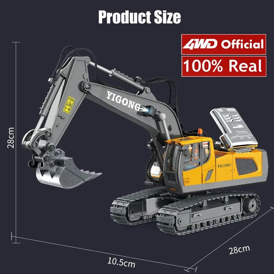 Remote Control Excavator childdren Kids Gifts