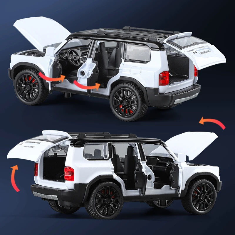 TOYOTA PRADO Diecast Model Collectibles Decorative Gift Boy
