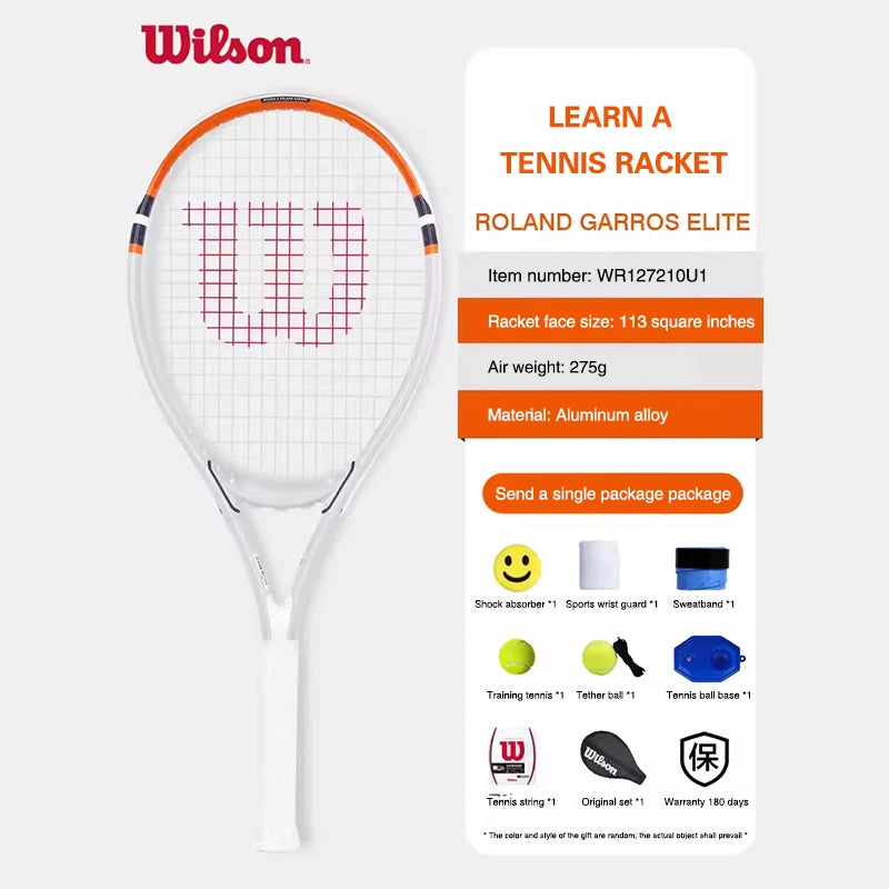 Wilson Professional Adults Beginner Carbon Elastic Tennis Racket