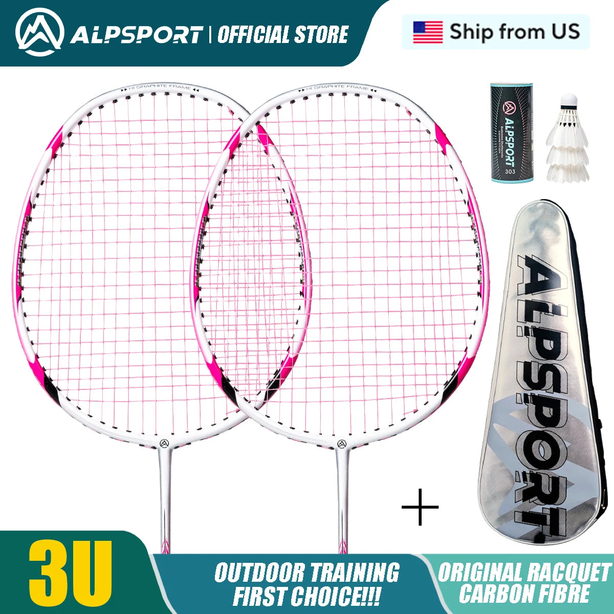 Badminton Training Ball US Approved Racket ALP