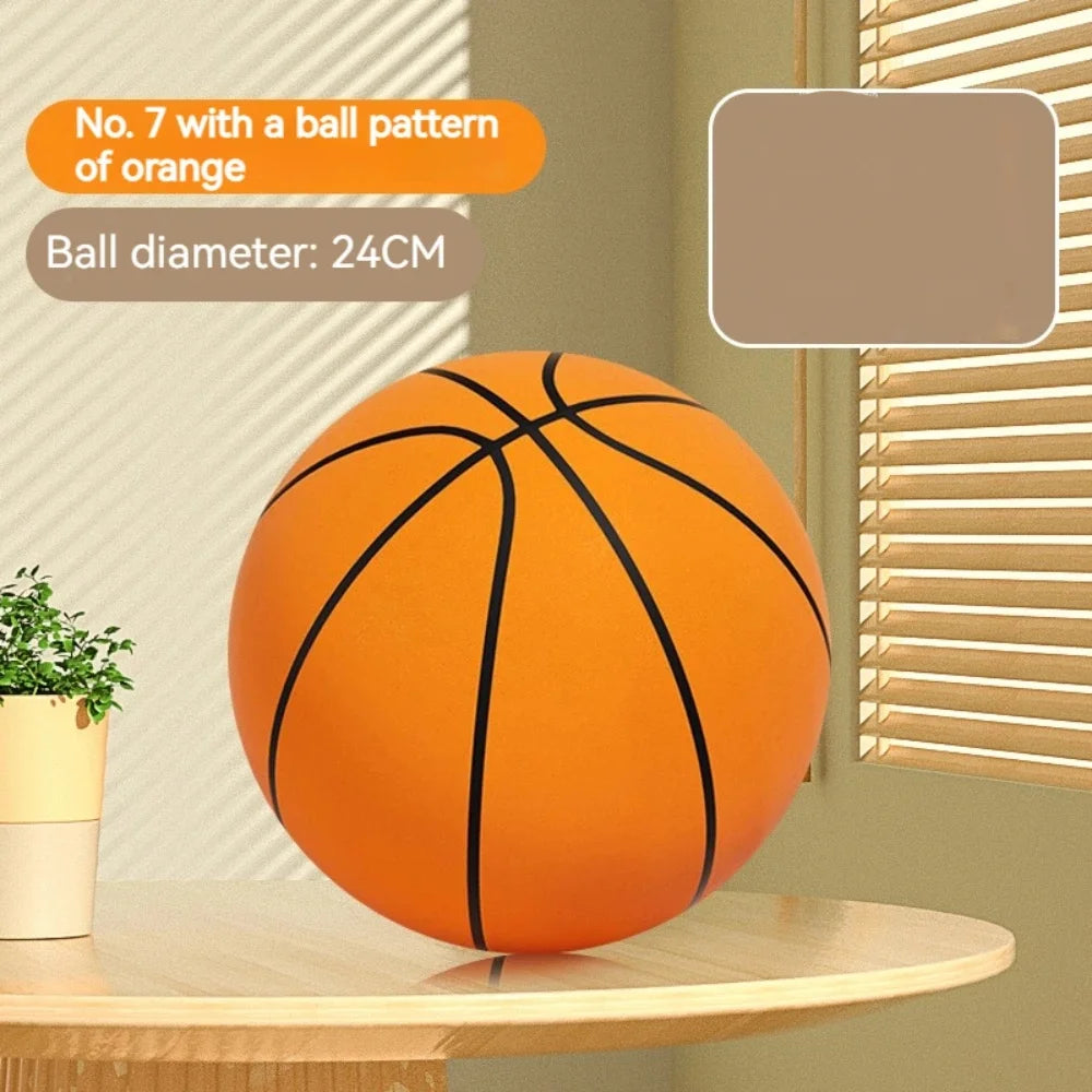 Silent Ball Bounce Squeezable Mute Bouncing Basketball