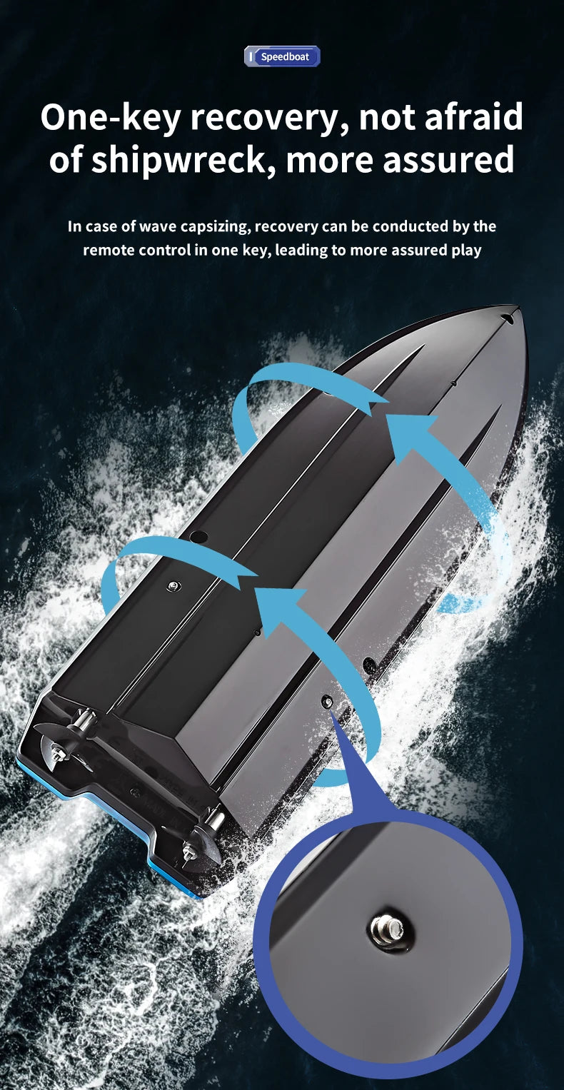 Water 2 Hours Endurance Speedboat Kids Toys Gifts