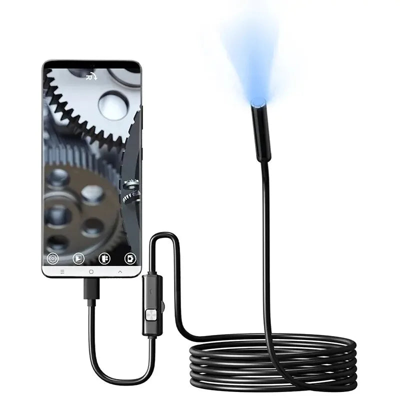 Android Flexible Inspection Borescope Cameras for Phone PC