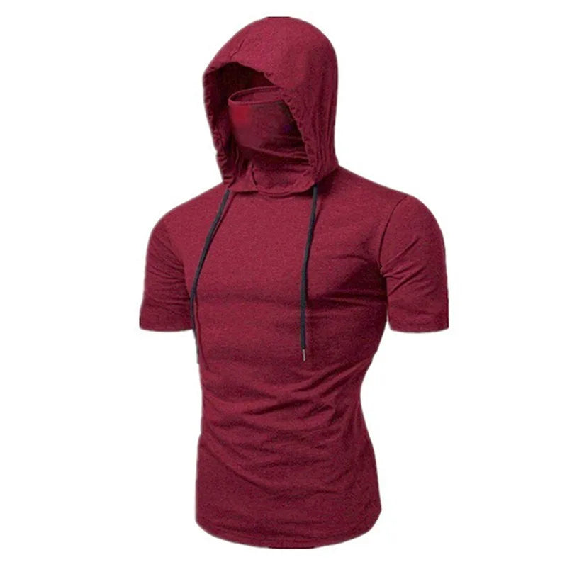 Large Mask Hoodie Sweatshirt Hooded Tops Cycling