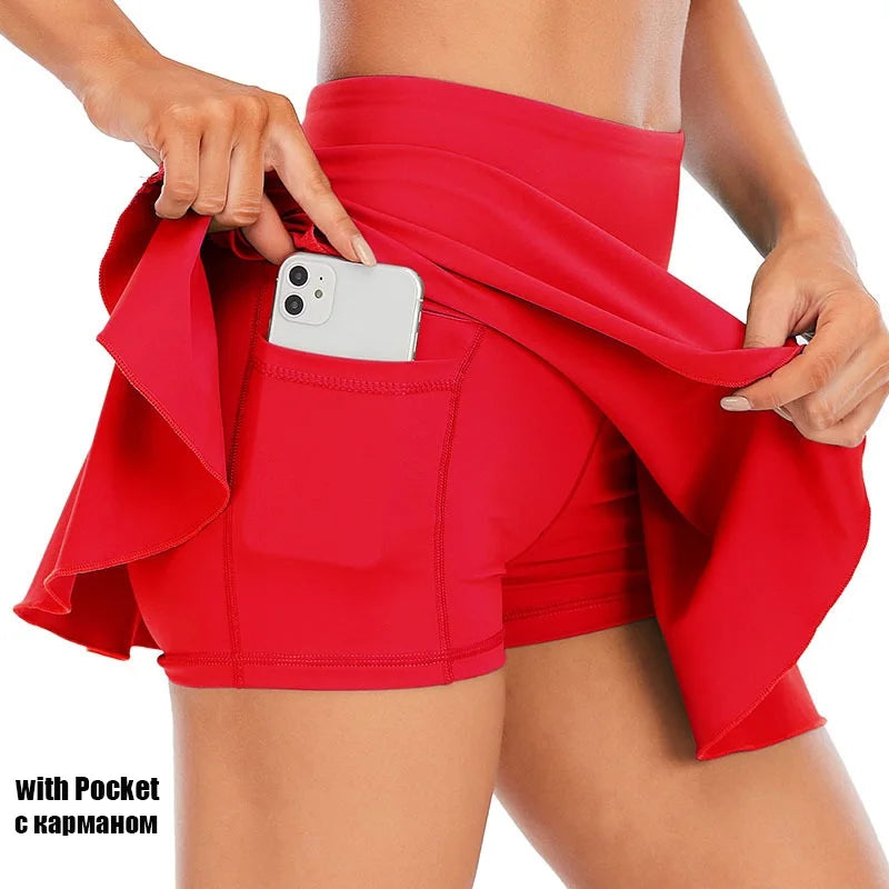 Tennis Skirts Women Golf Fitness Running Short Sport