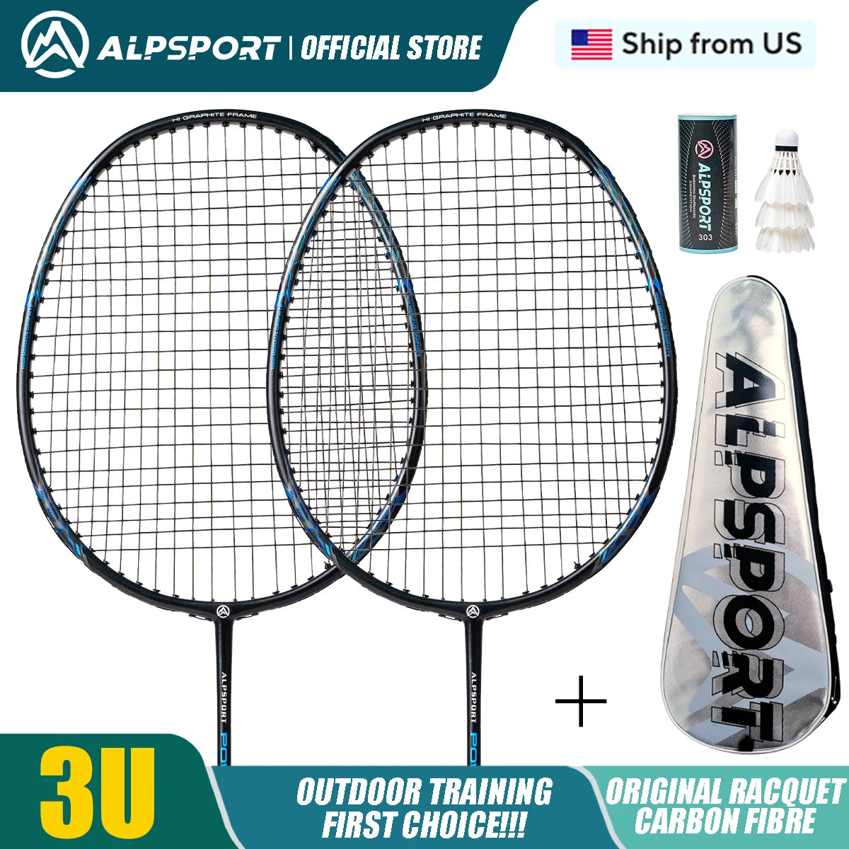 Badminton Training Ball US Approved Racket ALP