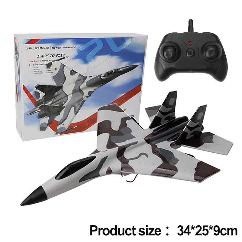 Remote Control Fighter Plane Glider Airplane Boys Toys