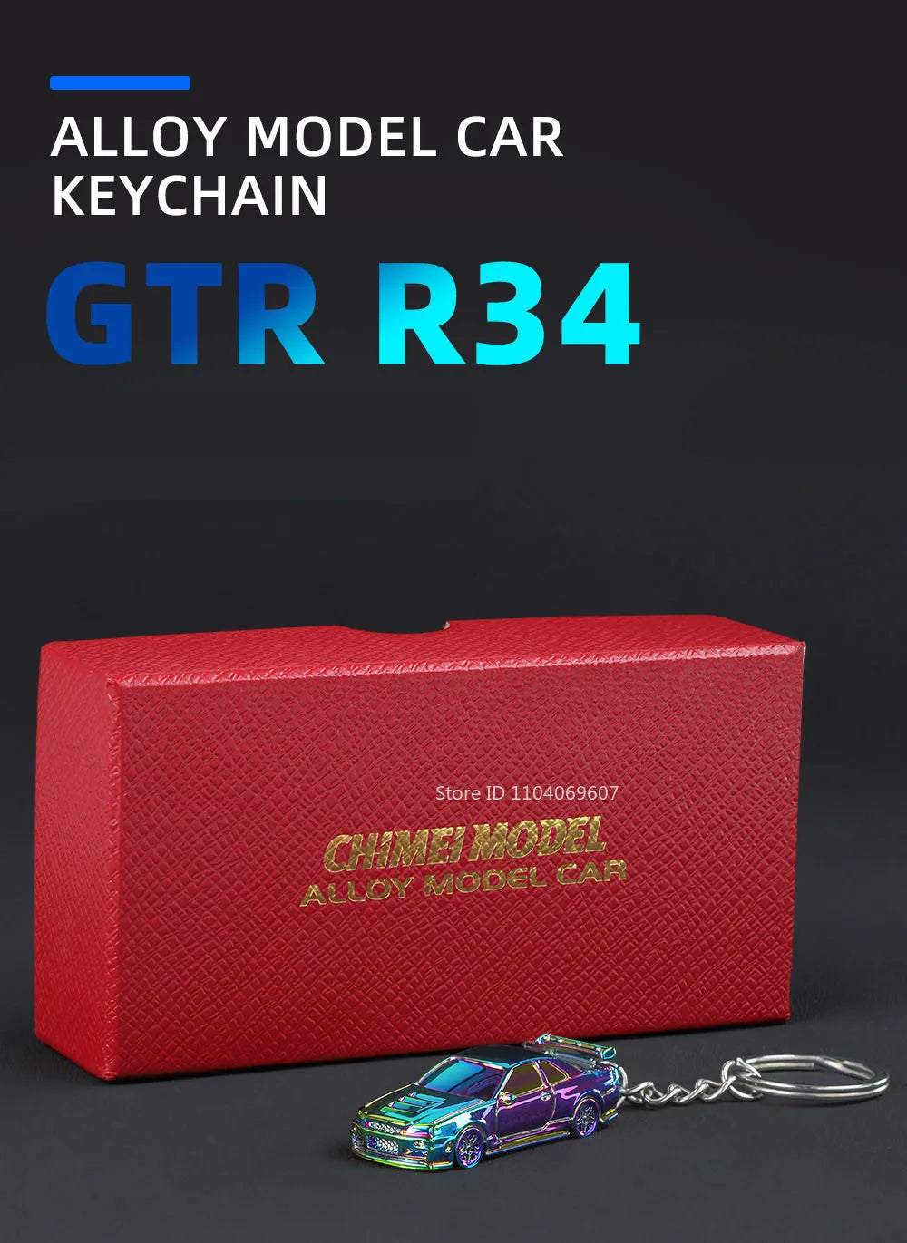 Diecast Keyring Electroplating Painting Keychains Boys Gifts Friends