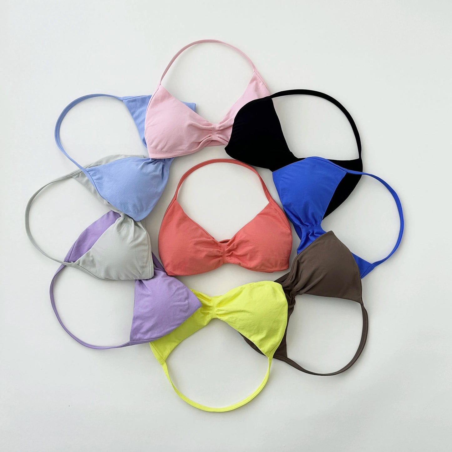 Women Workout Clothing Top Halter Sport Bras