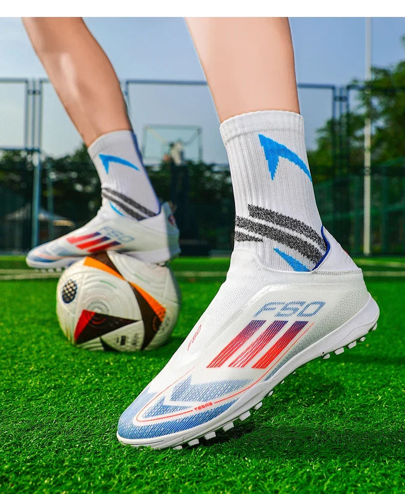 Men Football Boots TF/FG Society Original Indoor Low Cut Professional Soccer Shoes Unisex Football Shoes Ultralight Sport Wear