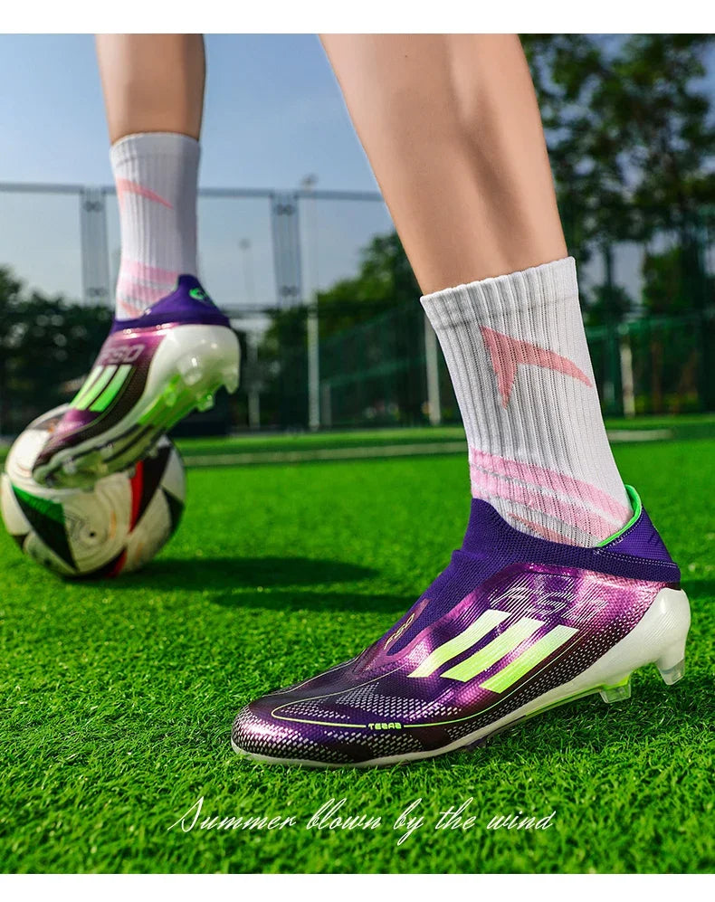 Men Football Boots TF/FG Society Original Indoor Low Cut Professional Soccer Shoes Unisex Football Shoes Ultralight Sport Wear