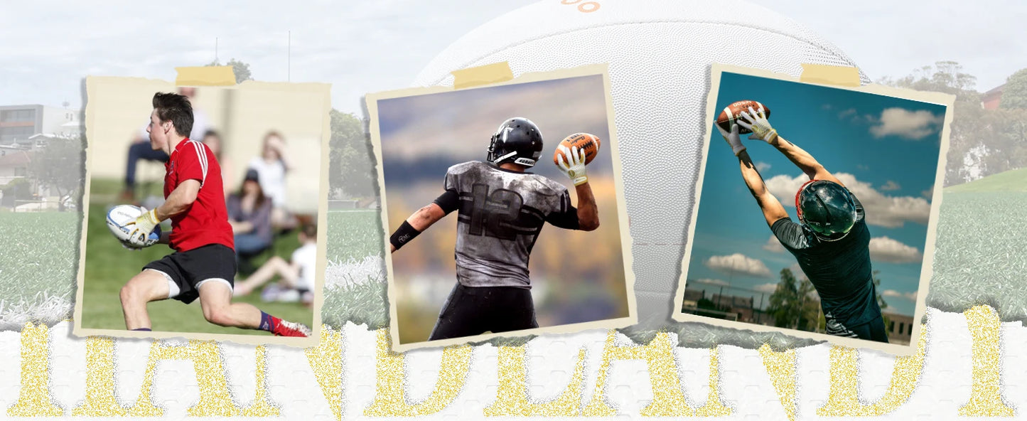 American Football Gloves, for Kids, Fit Rugby