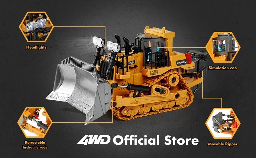 Remote Control Excavator childdren Kids Gifts