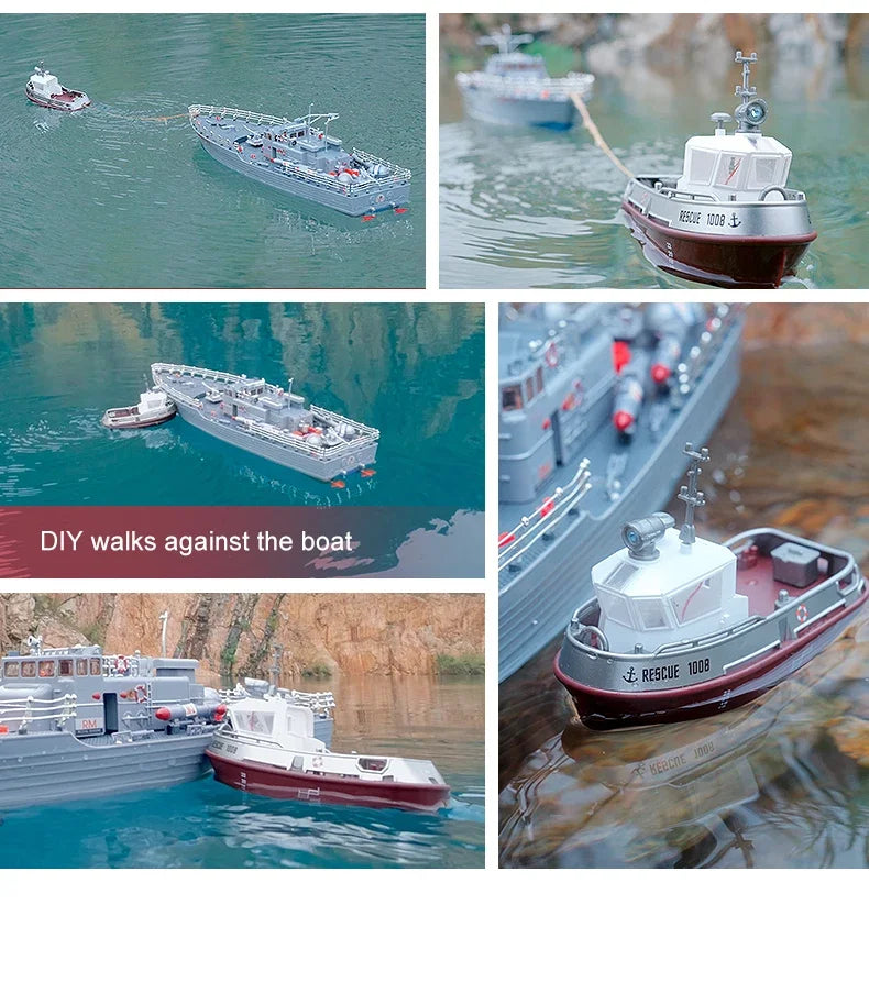 Remote Control Ship Electric Watercraft Model kid Gift