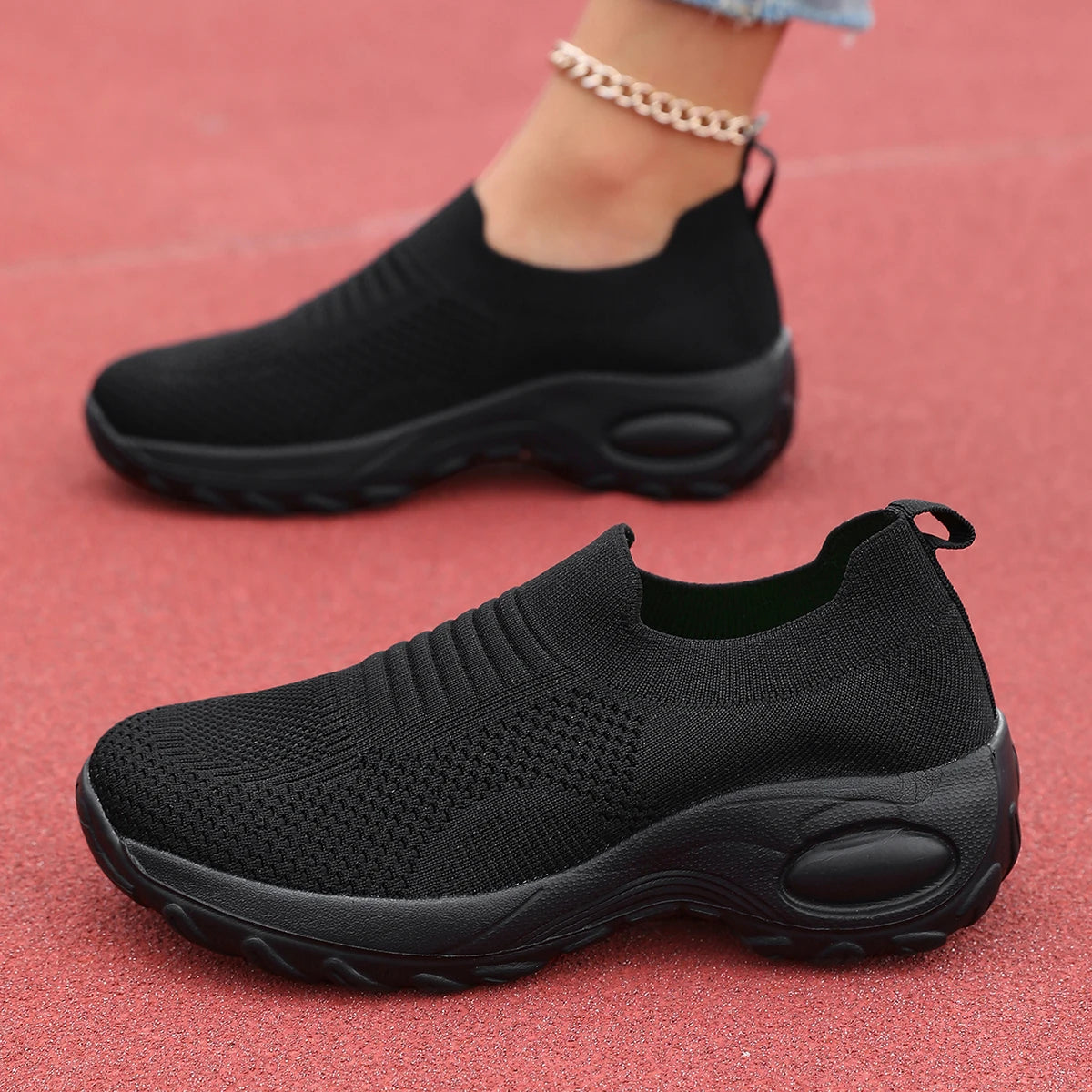 Red Casual Sports Plus Size Vulcanized Shoe